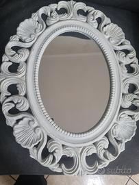 Specchio shabby ovale