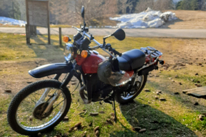 HD Cagiva 350 SX anno 80 targa oro