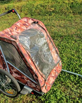 Rimorchio trasportino bici per bambini