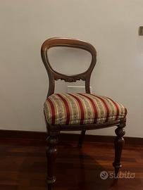 Sedia classica in legno massello