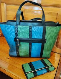 Marisol, capiente shopping bag Carpisa in ecopelle
