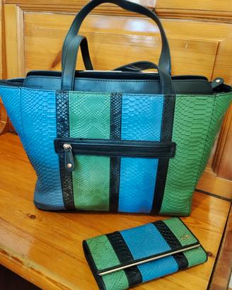 Marisol, capiente shopping bag Carpisa in ecopelle