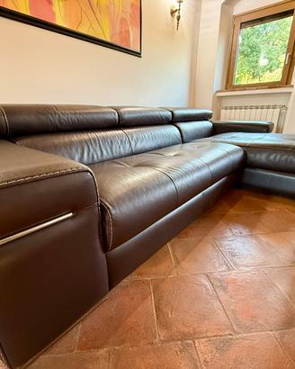 Divano in pelle Divani&Divani by Natuzzi