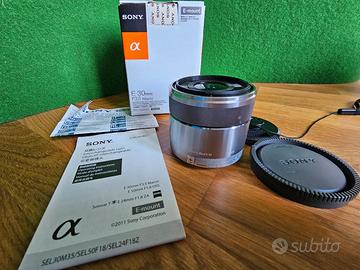 Sony 30mm F3.5 Macro, modello SEL30M35, E-mount