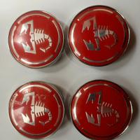 4 tappi coprimozzo per Abarth 500/595/695/G.Punto