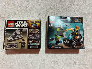 Lotto 2 LEGO Star Wars + Ultra Agents con scatole