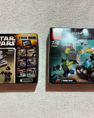 Lotto 2 LEGO Star Wars + Ultra Agents con scatole