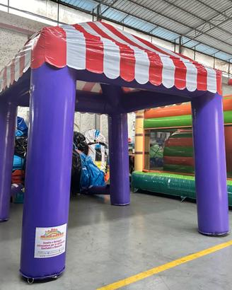 Gazebo gonfiabile in pvc  stand copertura