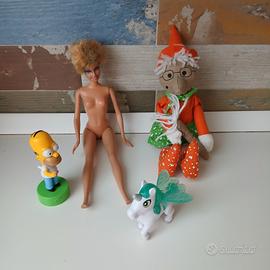 lotto giocattoli vintage Barbie 1999 Mattel Homer