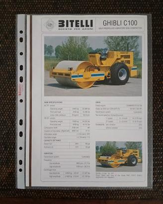 BITELLI - Brochure in inglese GHIBLI C100