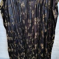 ANTICA GONNA SARDA MARRONE COSTUME SARDO ORIGINALE