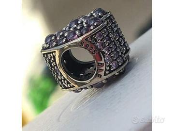 Pandora charm cuore scintillante rosa 792069pcz