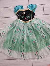costume carnevale Anna Frozen