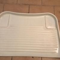 Asse vintage  lavanderia/lavatoio plastica bianca