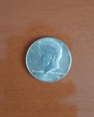 Mezzo Dollaro Argento JFK, 1969