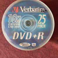 Verbatim Spindle 25 Dvd+R 4,7Gb 16X certificati