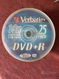 Verbatim Spindle 25 Dvd+R 4,7Gb 16X certificati