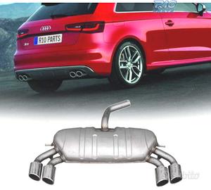 SILENZIATORE DI SCARICO AUDI A3 HATCHBACK 13-20 LO