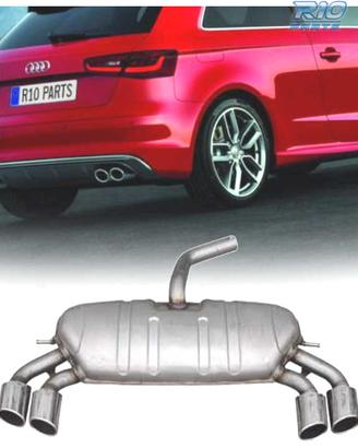 SILENZIATORE DI SCARICO AUDI A3 HATCHBACK 13-20 LO