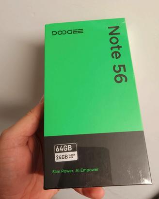 Smartphone DOOGEE Note 56 64GB Bianco 6150Mah