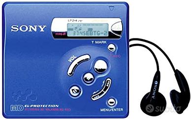 SONY lettore minidisc MZ-R501 con cuffiette