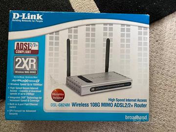 DSL-G624M D-Link router wireless 108G MIMO ADSL2/2