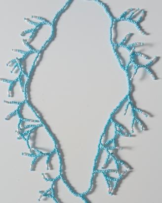 collanina di perline turchese