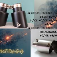 Terminale di scarico akrapovic stile golf 8