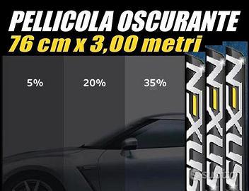 Pellicola per oscurare vetri auto nexus 20% 5% 35%