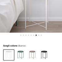 Ikea Gladom tavolino bianco