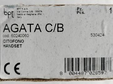 citofono bpt Agata c/b