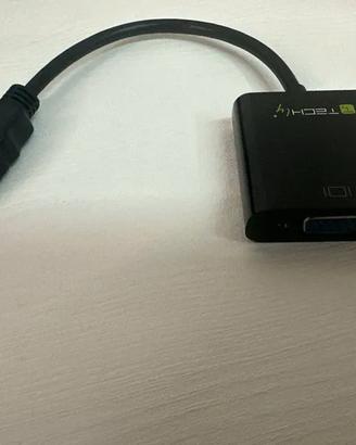 Techly Cavo Convertitore Adattatore da HDMI a VGA