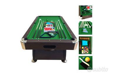 Tavolo da Biliardo con accessori 7ft Green Season