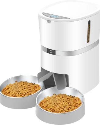 Distributore crocchette (doppio) per cani/gatti