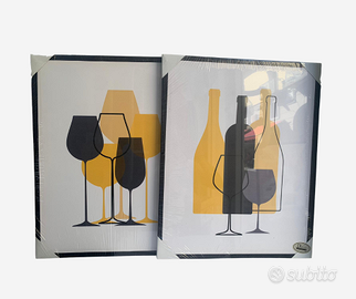 Coppia di quadri decorativi