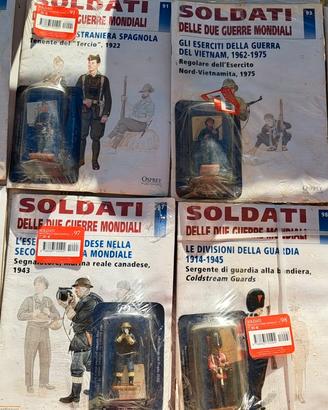 Lotto 8 soldatini "delle due guerre mondiali "