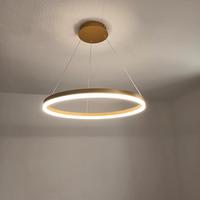 Lampadario LED oro Ø60cm - nuovo scatola originale