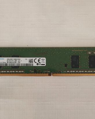 SAMSUNG DDR4 4GB DESKTOP 2400 Mhz PC4-2400T-UC0-11