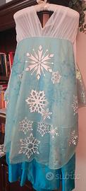 Vestito carnevale Elsa di Frozen