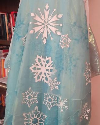 Vestito carnevale Elsa di Frozen