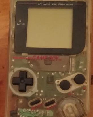 primo game Boy verde trasparente 