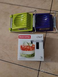 Tagliaverdure e coppa pasta nuovi