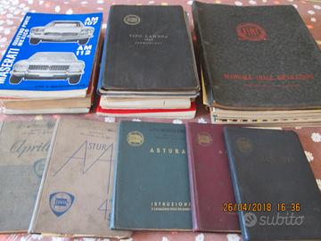 Manuali auto d'epoca