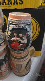 boccali birra in ceramica