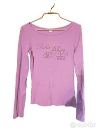 DEHA MAGLIA COTONE, LILLA, M 