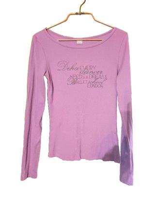 DEHA MAGLIA COTONE, LILLA, M 