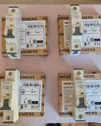 Magnetotermici siemens