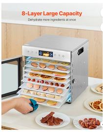 Essiccatore vevor 8 vassoi acciaio inox 400w