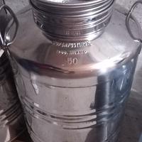 Fusto per olio in acciaio inox 50 lt