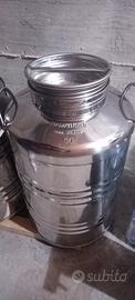 Fusto per olio in acciaio inox 50 lt